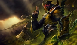 Skin Shen de Armadura Dourada